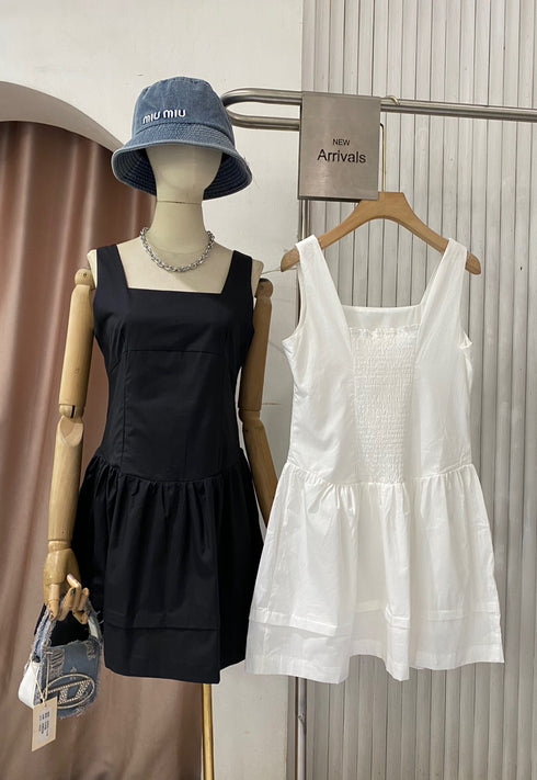 MATINEE Square Neck Sleeveless Summer Dresses
